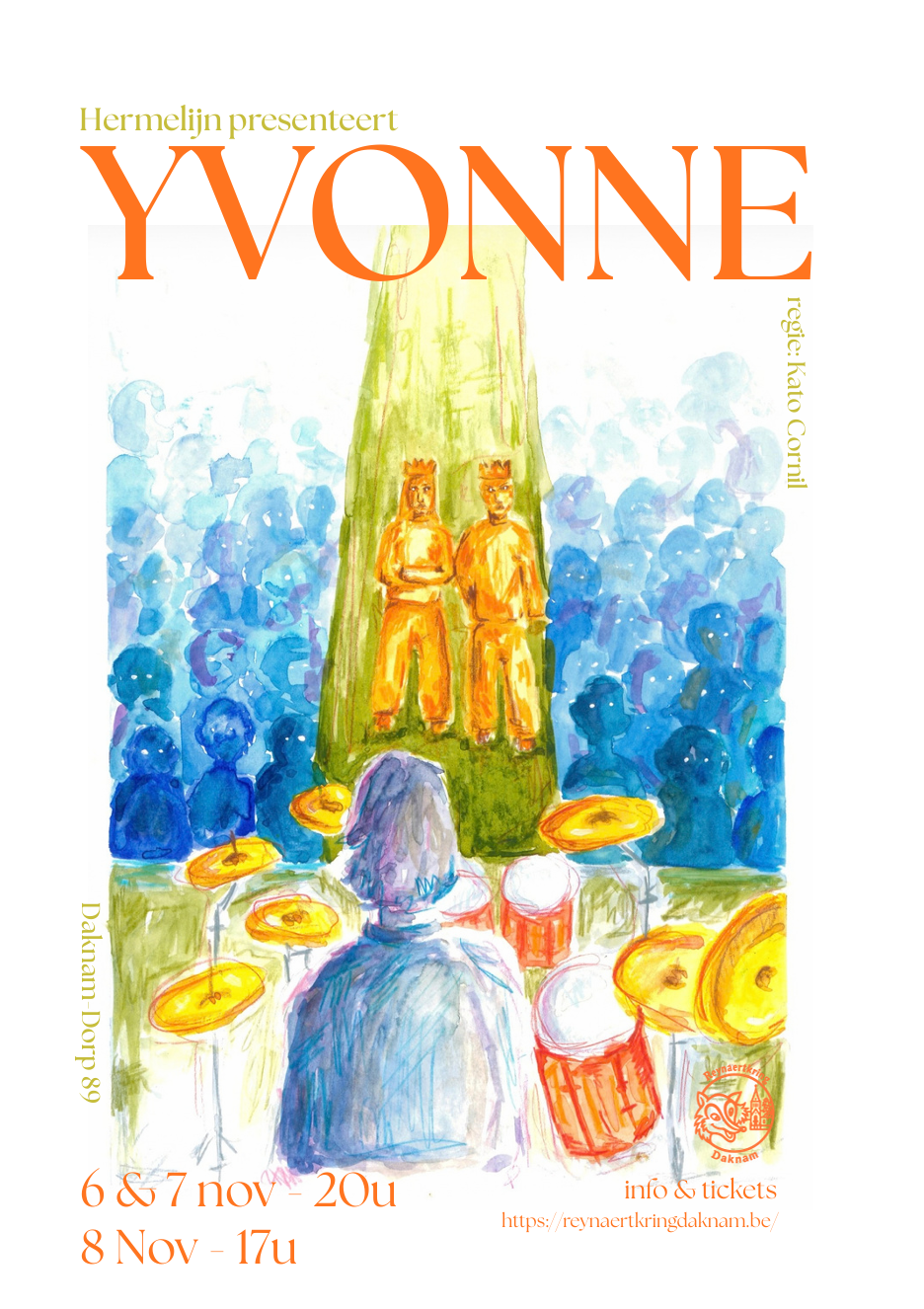 Toneelstuk affiche Yvonne